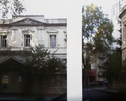 El antiguo Colegio Santa Rosa, ahora cerrado. en Rosario y San Ireneo