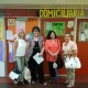 Silvana, Liliana, Marina y Fernanda, visitando las instalaciones de Pediatría.