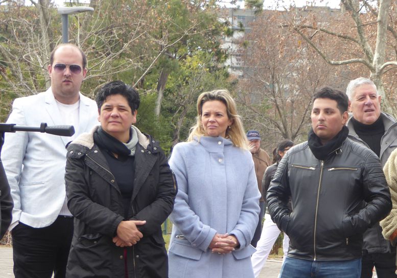 Integrantes de la Junta Comunal 6: Juan Ignacio González Martínez, Marita Aranda, Fernanda Moro e Ivo Iambrich.