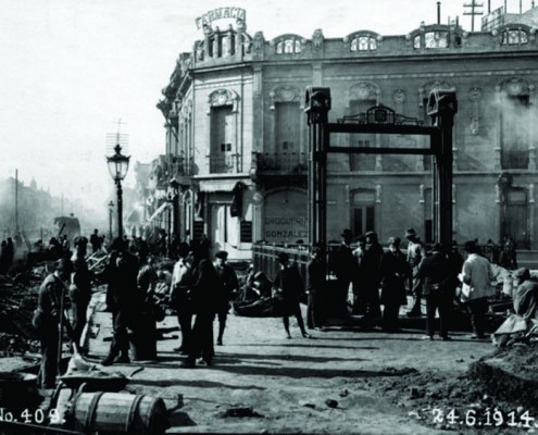 1914- Obras del Subte en Primera Junta