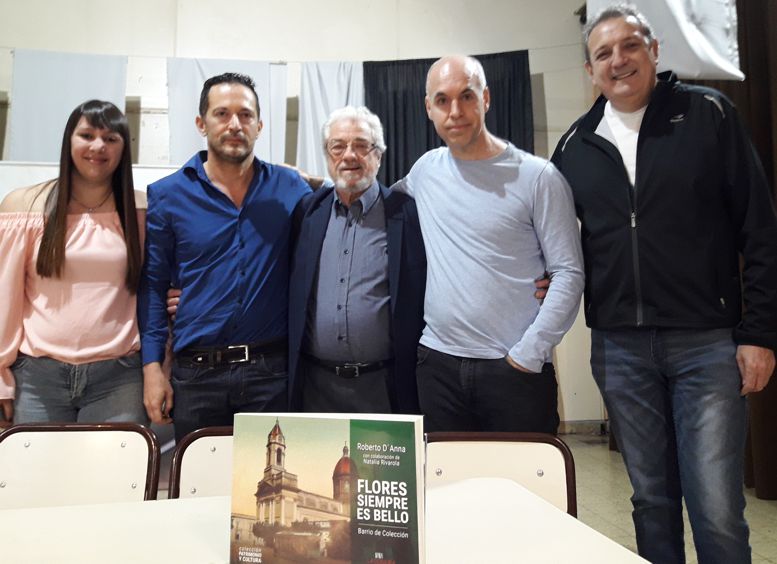 Con la visita del jefe de gobierno, Horacio Rodríguez Larreta y Guillermo Peña presidente de la Junta Comunal 7