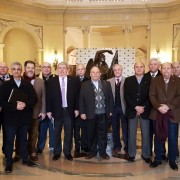 Integrantes de Rotary Club "Caballito" en la Legislatura.