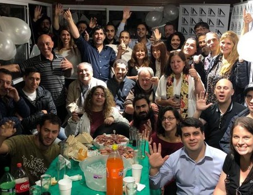 Editores integrantes de AMEP durante la presentación de la Asociación.
