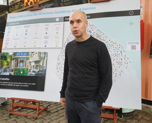 El jefe de gobierno, Horacio Rodríguez Larreta presentó el Programa Turismo en los Barrios
