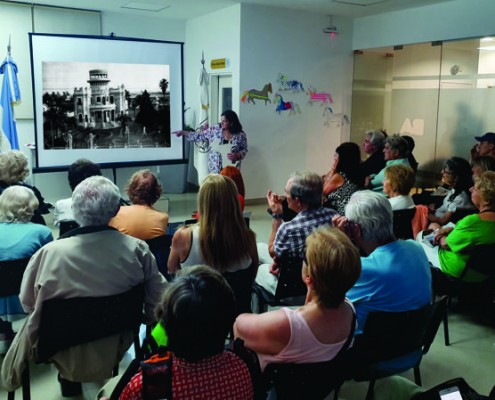 Hablando del Palacio Carú. Charla a cargo de Marina Bussio en la sede de la Comuna 6