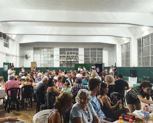 El gimnasio del Club FCO fue el escenario de la cena de los 199 años.