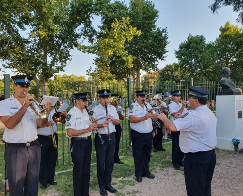 Banda de Música de la Escuela de Cadetes de la Policía Federal Argentina.