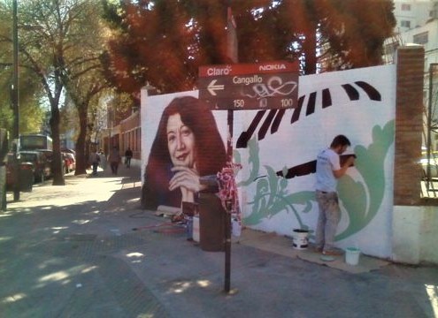 En 2007 fue convocado un artista plástico para hacer un mural homenaje a Martha Argerich en la esquina de P.Argentinas y Cangallo.